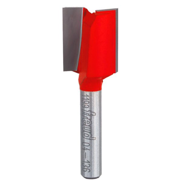 Freud 04-136, 5/8" x 3/4" Double Flute Straight Bits, 1/4" Shank