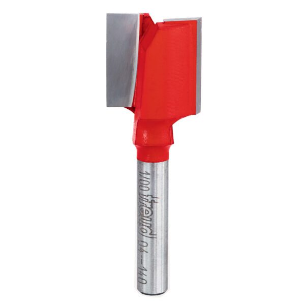 Freud 04-140, 3/4" x 3/4" Double Flute Straight Bits, 1/4" Shank