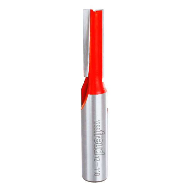Freud 12-110, 3/8" x 1-1/4" Double Flute Straight Bits, 1/2" Shank