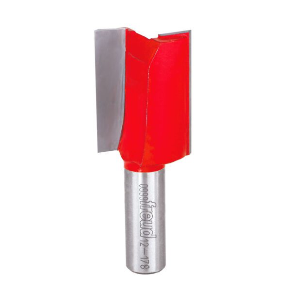 Freud 12-178, Two Flute Straight Bit, 1 1/8" wide  x 1 1/2" high, 1/2" shank.