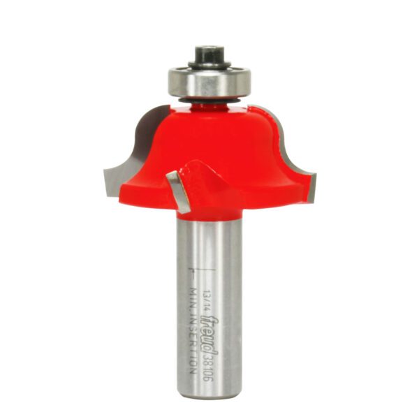 Freud 38-106, 1-5/8" x 23/32" Rome Ogee Bits, 1/4" Radius, 1/2" Shank