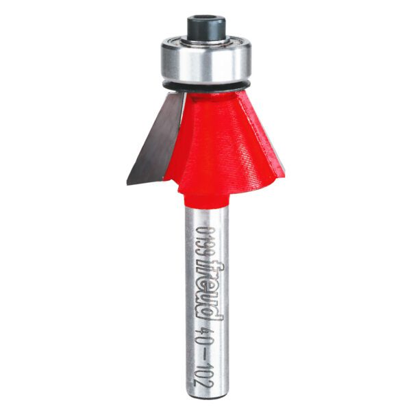 Freud 40-102, 15/16" x 1/2" Chamfer Bits, 1/4" Shank