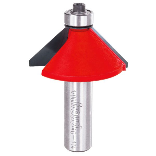 Freud 40-114, 1-5/8" x 5/8" Chamfer Bits, 1/2" Shank