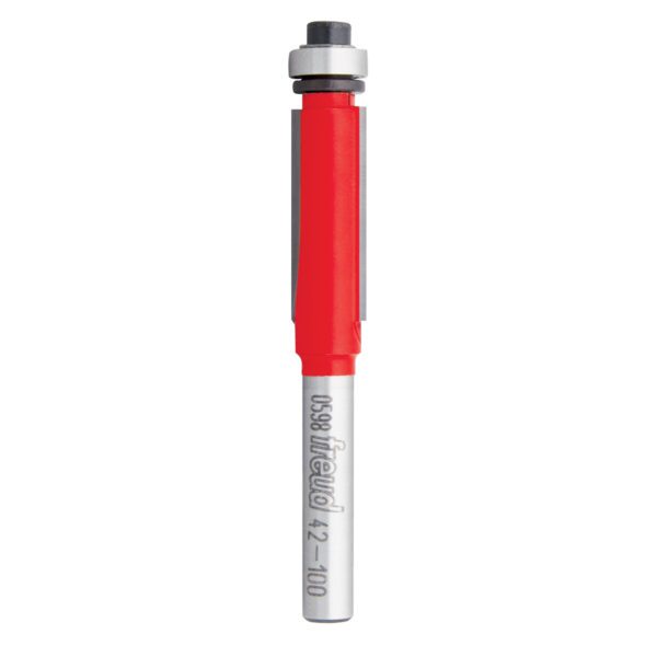 Freud 42-100, 3/8" x 1" Flush Trim Bits, 1/4" Shank