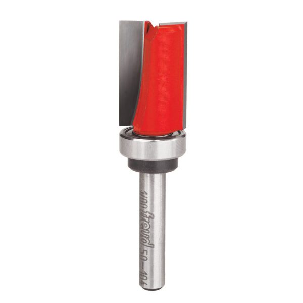 Freud 50-104, 5/8" x 1" Top Bearing Flush Trim Bit, 1/4" Shank