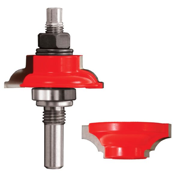 Freud 99-863, 1-11/16" Round Over Bead Double Profile Rail & Stile Bit Set, 9/32" Radius