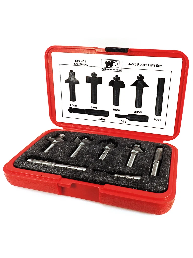 Whiteside 401 Basic Router Bit Set