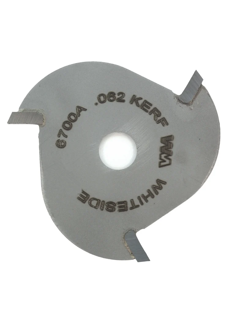 Whiteside 6700A Slotting Cutter 5/16"B, 0.062"CL, 3-Wing